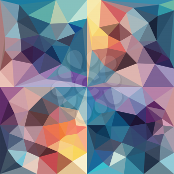 Abstract geometrical background.  Vector polygonal design.