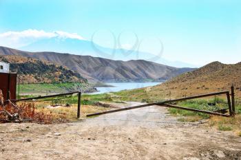 Royalty Free Photo of a Mountain Lake in Armenia