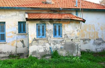 Royalty Free Photo of an Old House in Limassol, Cyprus