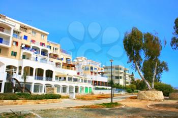 Royalty Free Photo of a Residential Area in Limassol, Cyprus