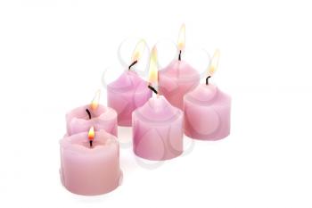 Royalty Free Photo of Burning Candles