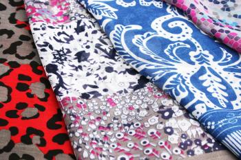 Royalty Free Photo of Scarves