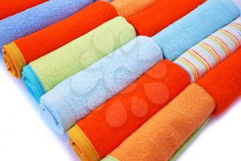 Royalty Free Photo of a Bunch of Towels
