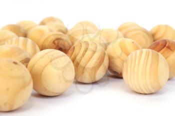 Royalty Free Photo of Wooden Bals