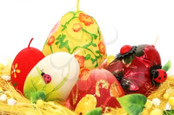 Royalty Free Photo of Colourful Easter Eggs