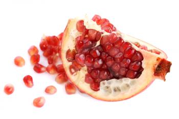 Royalty Free Photo of a Piece of Pomegranate