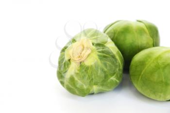 Royalty Free Photo of Green Brussels Sprouts