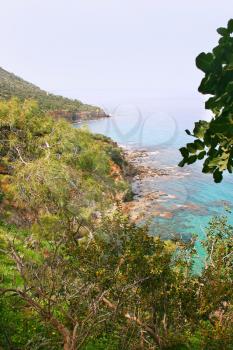 Royalty Free Photo of a View From the Akamas Peninsula in Cyprus