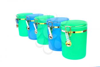 Royalty Free Photo of Kitchen Containers