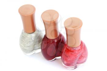 Royalty Free Photo of Bottles of Nail Polish