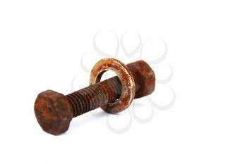 Royalty Free Photo of a Rusty Bolt