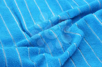 Royalty Free Photo of a Blue Towel