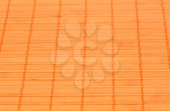 Bamboo placemat texture for background, close-up image.