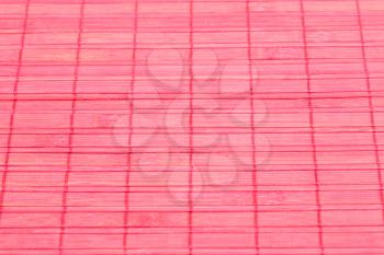 Bamboo placemat texture for background, close-up image.
