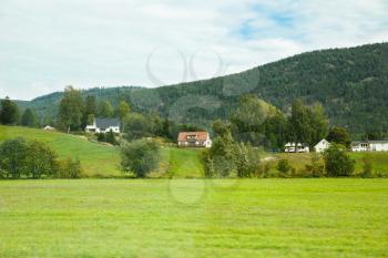 Beautiful rural scene in Norway.
