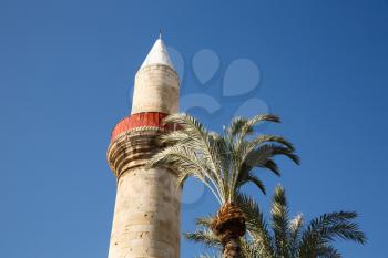Mosque in the old center of Limassol town, Cyprus.