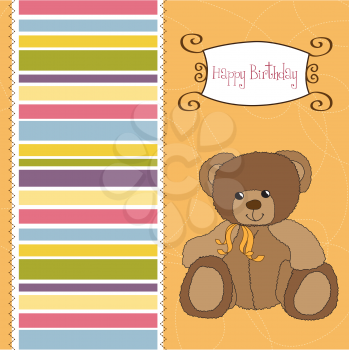 Royalty Free Clipart Image of a Birthday Card