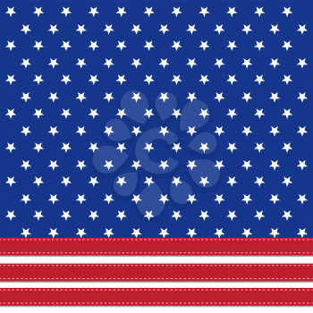 American flag background with stars symbolizing 4th july independence day, illustration in vector format