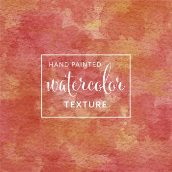 red and yellow pastel watercolor on tissue paper pattern. Vector