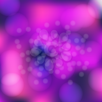 Amazing pink and purple bokeh abstract background. Vector format