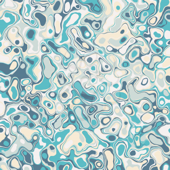 Creative blue and turqoise abstract marble effect texture background