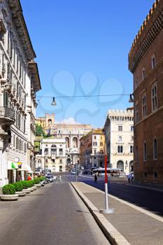 Cityscape of Rome - Eternal City, Italy, Rome.
