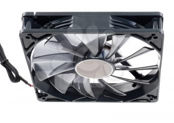 Computer cooler. Isolated over white