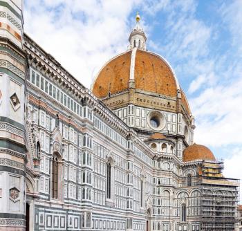 Duomo Santa Maria Del Fiore and Campanile. Florence, Italy