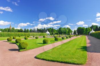 Upper Park in Pertergof, Saint-Petersburg city ,  Russia