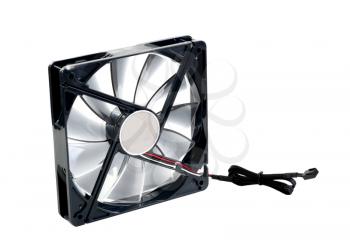 Computer cooler. Isolated over white
