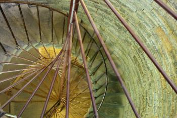 Circular stairs St. Isaac's Cathedral, St.Petersburg, Russia