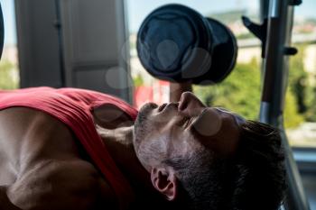 Men Working Out With Dumbbells