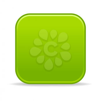 Royalty Free Clipart Image of a Green Square Icon