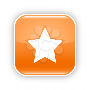 Royalty Free Clipart Image of a Star Icon