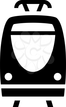 Black icon isolated on white background, flat style
