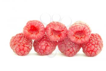 Royalty Free Photo of a Group of Raspberries
