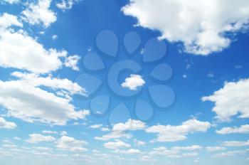 Royalty Free Clipart Image of Clouds in the Sky