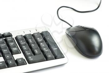 Royalty Free Photo of a Keyboard and Mouse