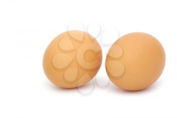 Royalty Free Photo of Two Brown Eggs