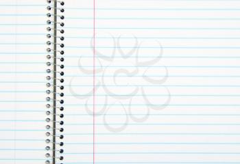 Blank notebook for background