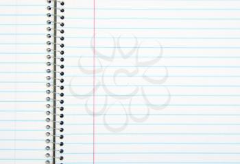 Blank notebook for background