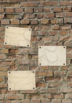 Note paper of stone wall texture 