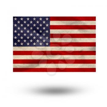 American Flag for Independence Day.  illustration.