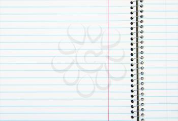 Blank notebook for background