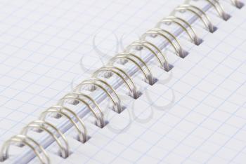 Open Spiral Notebook blank paper