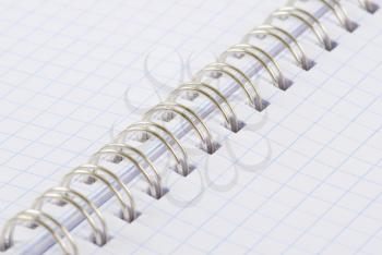 Open Spiral Notebook blank paper