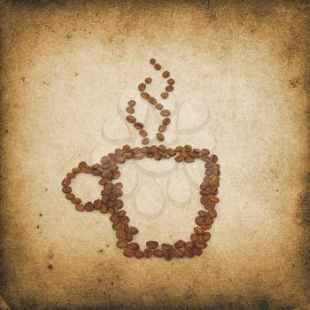 Vintage coffee background