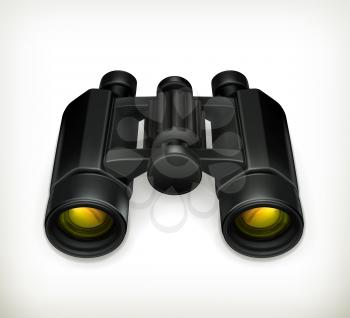 Binoculars, vector