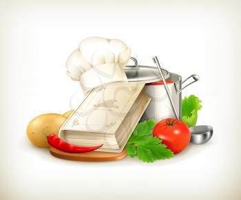 Cooking illustration, vector
