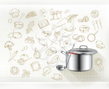 Cooking infographics, vector